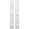 Ekena Millwork Americraft 2-Board, 3 Batten Exterior Real Wood Spaced Board-n-Batten Shutters, ARW401SB207X37WHH, PR ARW401SB207X37WHH - alternate 1